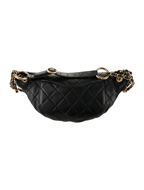 chanel uniform bag|chanel waist bag with chain.